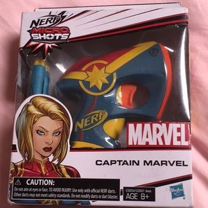 Brand New Captain Marvel Nerf Gun for Age 8+
